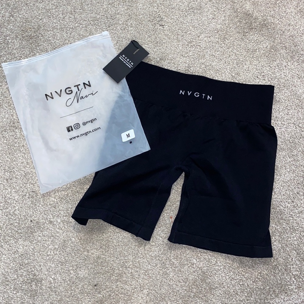 NVGTN Black Pro Shorts